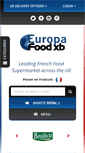 Mobile Screenshot of europafoodxb.com